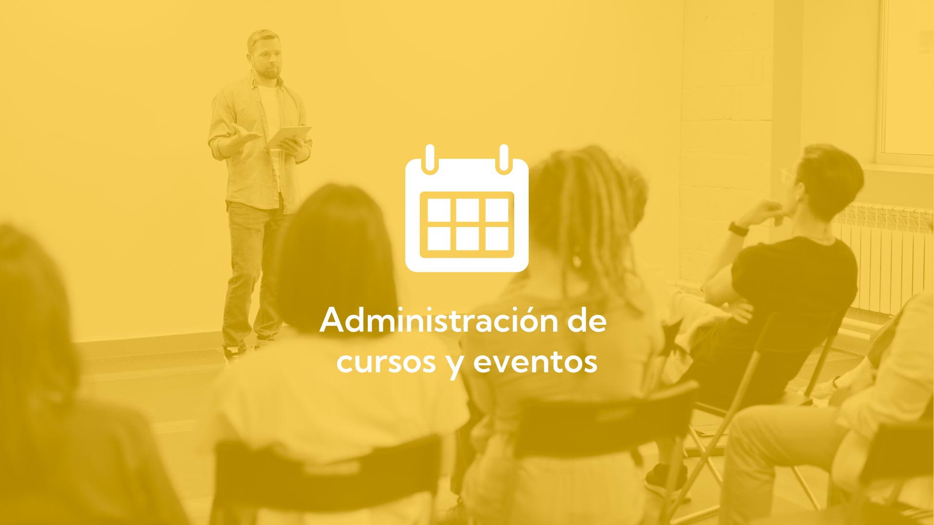 Administración de eventos de gestaplus